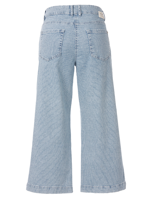 Cora 7/8 Wide Leg gebleicht - gestreift 4834 44